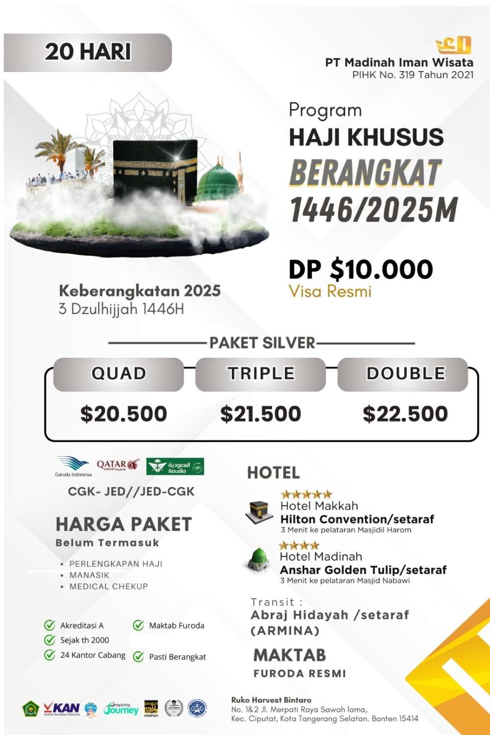 Haji Langsung Berangkat